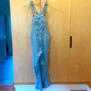 Faherty linen overalls